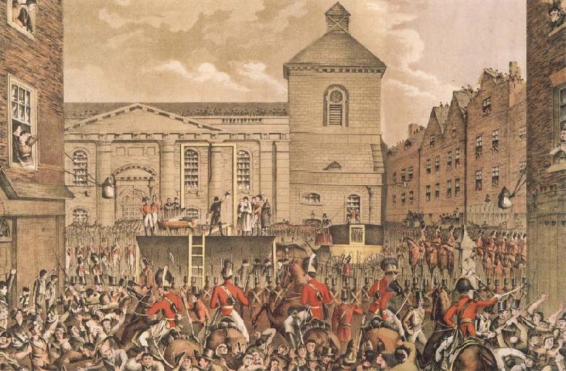 Thomas Pakenham Thomas Street,Dubli the Scene of Rober Emmet-s execution in 1803 Sweden oil painting art